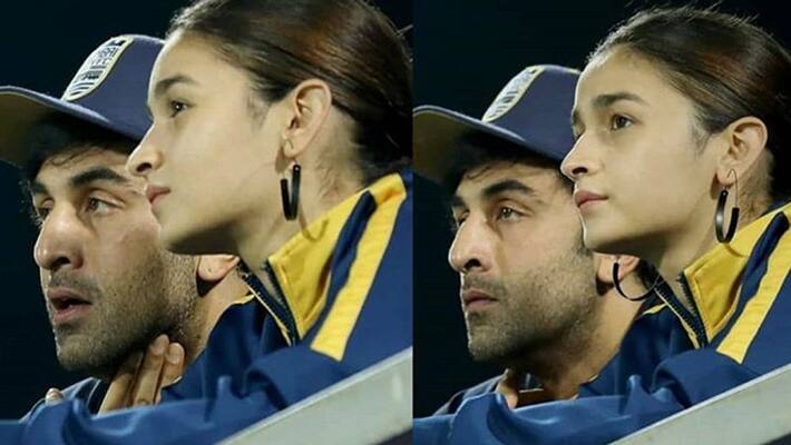 ranbir kapoor and alia bhatt went together to see football match ranbir kapoor and alia bhatt went together to see football match