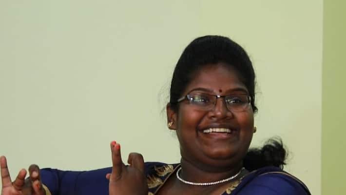 robo shanker daughter indhiraja latest makeup photo goes viral robo shanker daughter indhiraja latest makeup photo goes viral