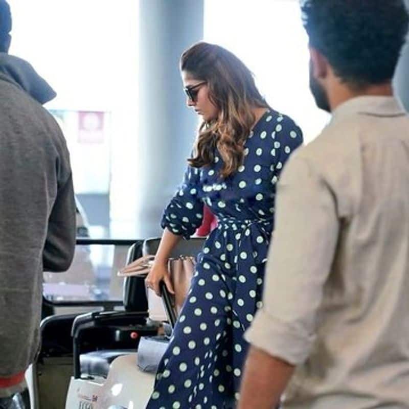 Lady Super Star Nayanthara Stunning Photos In Hyderabad Airport Going Viral