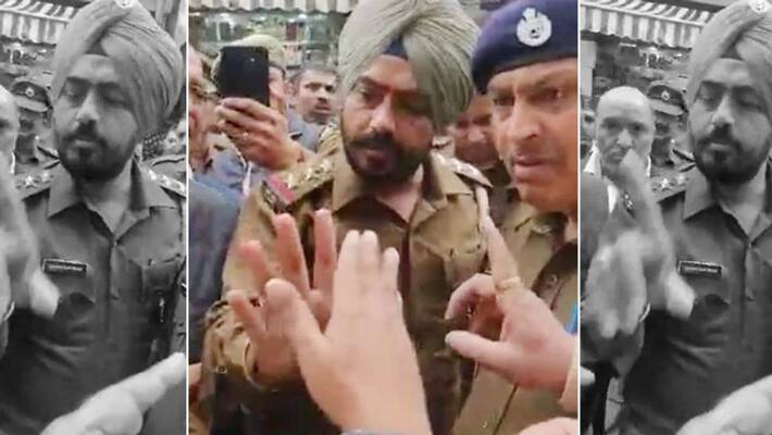 Karnal police dispute, dispute between police traders, traffic police dispute Karnal police dispute, dispute between police traders, traffic police dispute