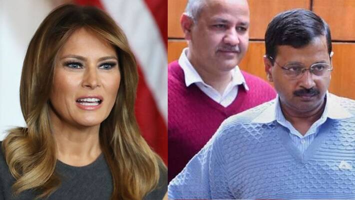 CM Kejriwal and Manish Sisodia Name cut from From Melania Trump Visit in delhi school kpm CM Kejriwal and Manish Sisodia Name cut from From Melania Trump Visit in delhi school kpm