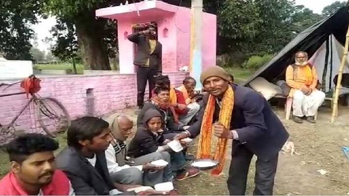 Bhagwat Katha done by brother after marriage of sister, Hindu-Muslim also included asa Bhagwat Katha done by brother after marriage of sister, Hindu-Muslim also included asa