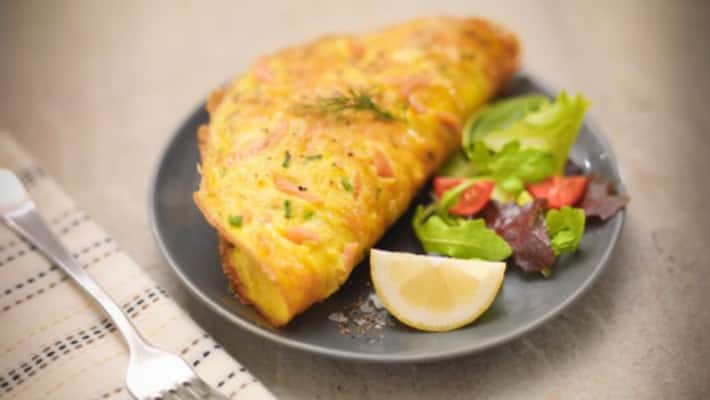Easy Recipe of Weekend special Cheese chicken Omelet Easy Recipe of Weekend special Cheese chicken Omelet