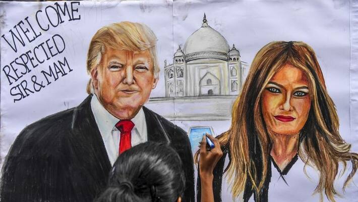 US President visits India today Gujarat, Delhi festive season Trump in excitement !! US President visits India today Gujarat, Delhi festive season Trump in excitement !!