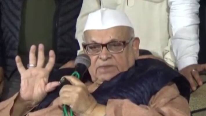 Sedition case slapped against former UP governor Aziz Qureshi for remark on Adityanath govt-dnm Sedition case slapped against former UP governor Aziz Qureshi for remark on Adityanath govt-dnm