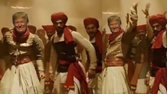 super impose video of Donald trump on Alauddin Khalji goes viral super impose video of Donald trump on Alauddin Khalji goes viral