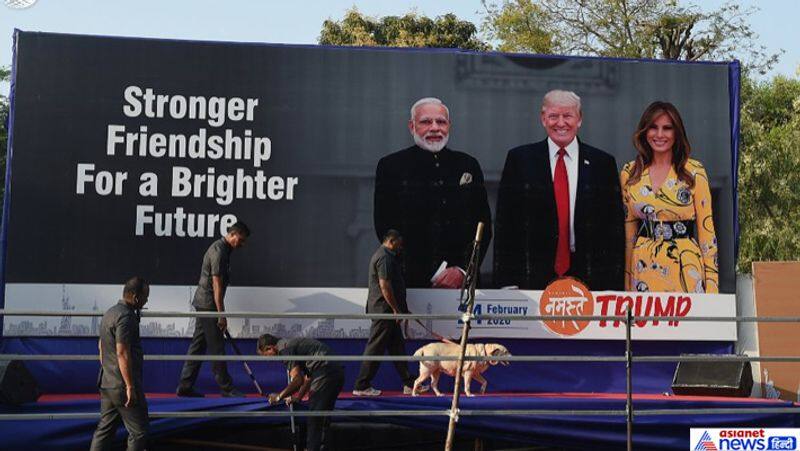US President visits India today Gujarat, Delhi festive season Trump in excitement !!