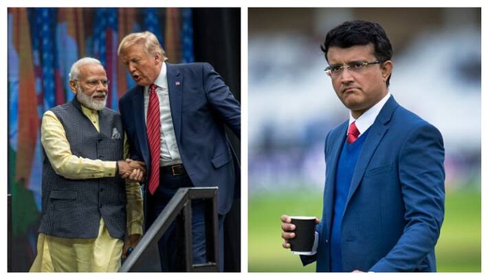 BCCI President Sourav Ganguly and Secretary Jay Shah arrive at the Motera Stadium in Ahmedabad BCCI President Sourav Ganguly and Secretary Jay Shah arrive at the Motera Stadium in Ahmedabad