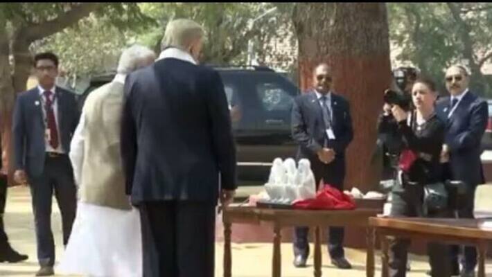 american president trump melting in Indian culture and has thoughts totally changed about India after seen Indian culture american president trump melting in Indian culture and has thoughts totally changed about India after seen Indian culture