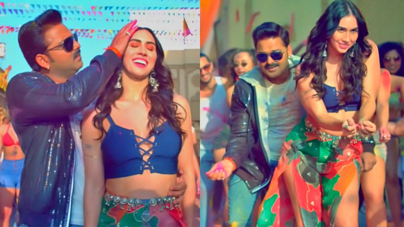 अपने नए गाने के वीडियो में पवन सिंह एक्ट्रेस और डांसर लॉरेन गॉटलिब के साथ डांस करते हुए नजर आ रहे हैं। होली थीम पर बने इस गाने में लॉरेन का बोल्ड अंदाज भी देखने को मिला है। लॉरेन के साथ पवन सिंह का डांस देखने लायक है।