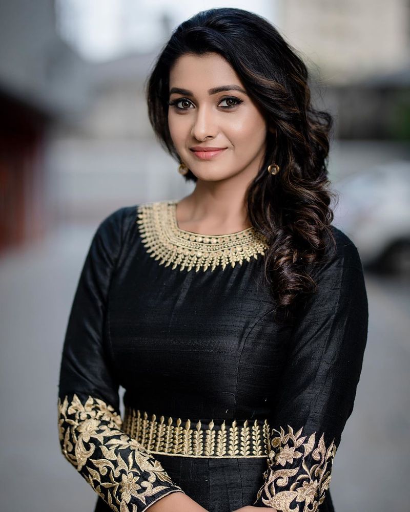 black dress modern priyabhavanishankar style