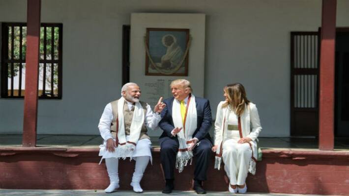 Modi welcome Trump family in his speech Modi welcome Trump family in his speech
