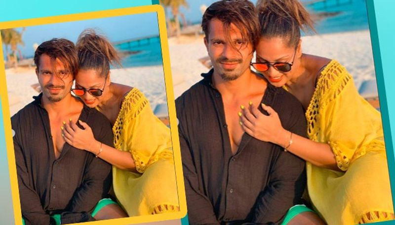 bipasha basu celebrate karan singh grover birthday at Maldives