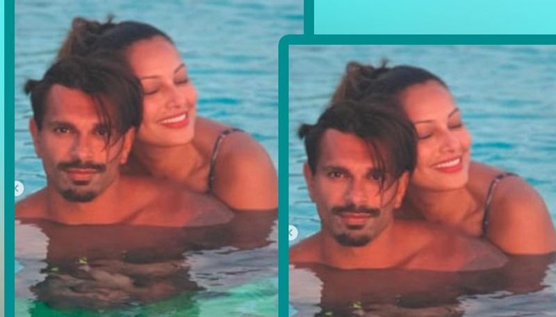 bipasha basu celebrate karan singh grover birthday at Maldives