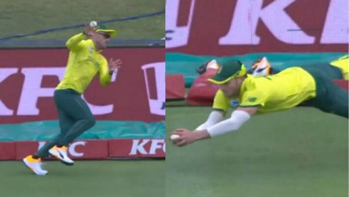 david miller amazing catch in second t20 against australia video david miller amazing catch in second t20 against australia video