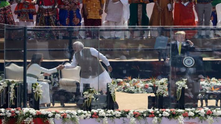 Trump and First Lady would be accorded a ceremonial welcome at Rashtrapati Bhavan Trump and First Lady would be accorded a ceremonial welcome at Rashtrapati Bhavan