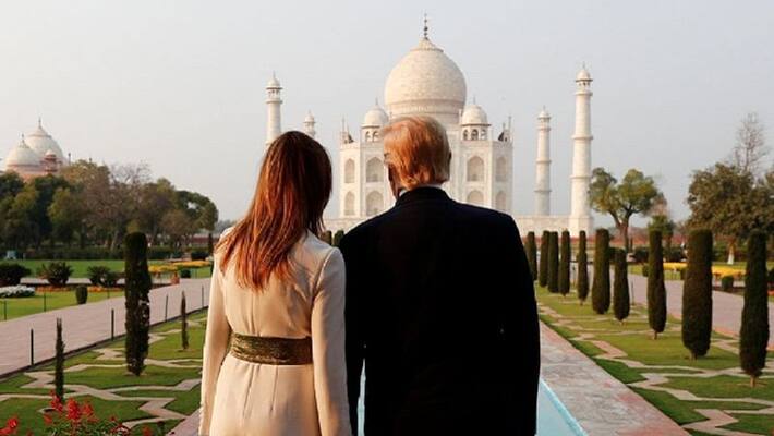 Trump-Melania see these three colors of Taj Mahal, 5 times turned Nihara Taj asa Trump-Melania see these three colors of Taj Mahal, 5 times turned Nihara Taj asa