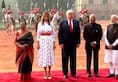 US President gets ceremonial welcome at Rashtrapati Bhavan