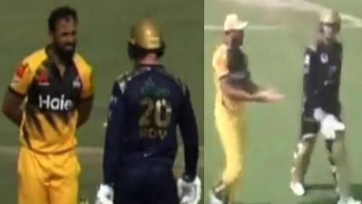 jason roy vs wahab riaz clash in pakistan super league regarding ball tampering video jason roy vs wahab riaz clash in pakistan super league regarding ball tampering video