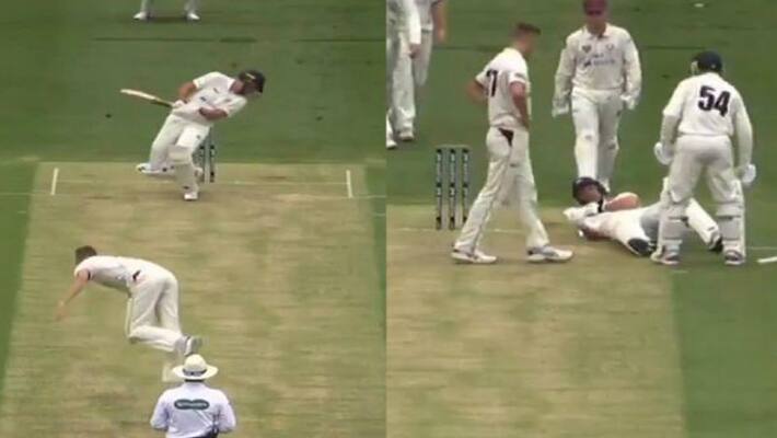australia domestic player matthew short attacked on chest by billy stanlake australia domestic player matthew short attacked on chest by billy stanlake