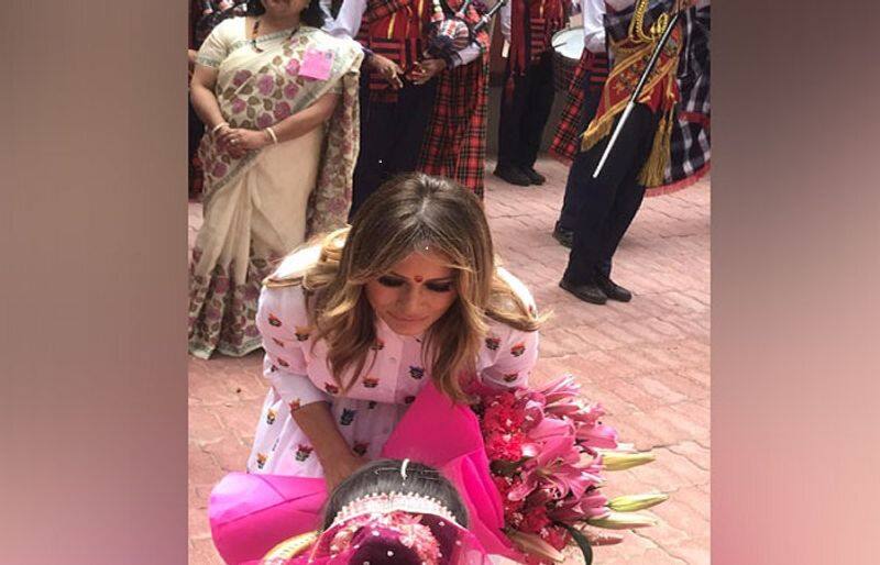Trump's wife visited delhi government school