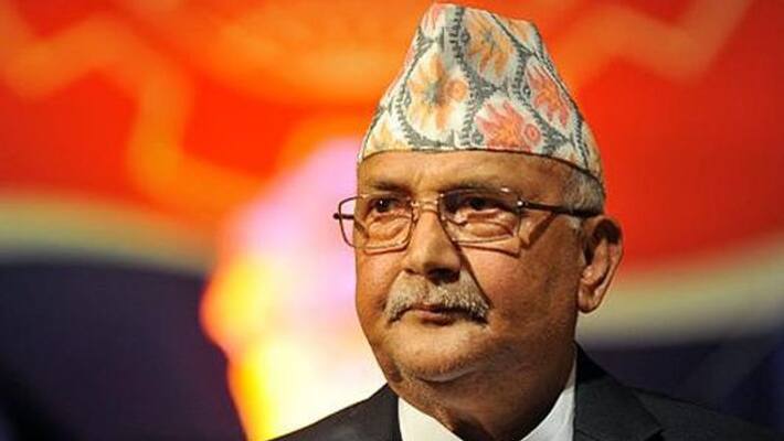 nepal prime minister oli irrespective national map and flag - at Nepal nepal prime minister oli irrespective national map and flag - at Nepal