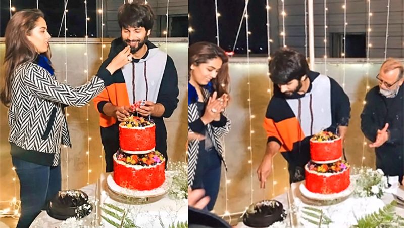 Shahid kapoor Birthday Celebration with Wife Mira and Father Pankaj Kapoor KPG