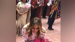 Delhi: This is how Trump's wife met the young children of a government school