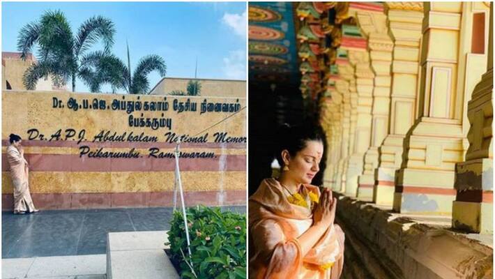 kangana ranaut paid tribute to Kalam memorial kangana ranaut paid tribute to Kalam memorial