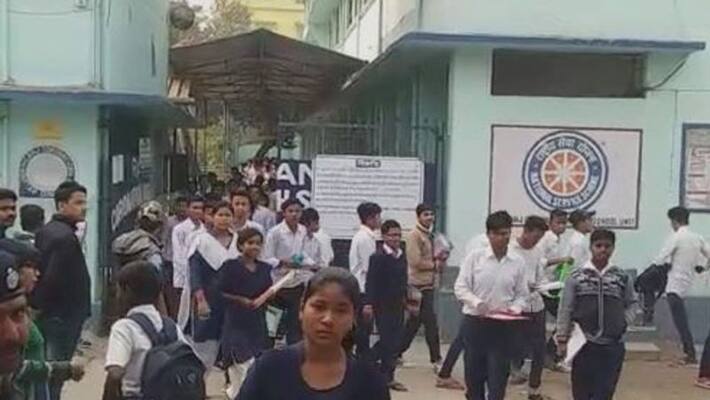 Two student punished for taking photo of Madhyamik question paper Two student punished for taking photo of Madhyamik question paper
