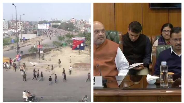 Amit Shah MeetArvind Kejriwal On Delhi Violence Amit Shah MeetArvind Kejriwal On Delhi Violence