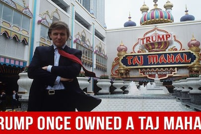 US President Donald Trump Once Owned A 'Taj Mahal' Of His Own!
