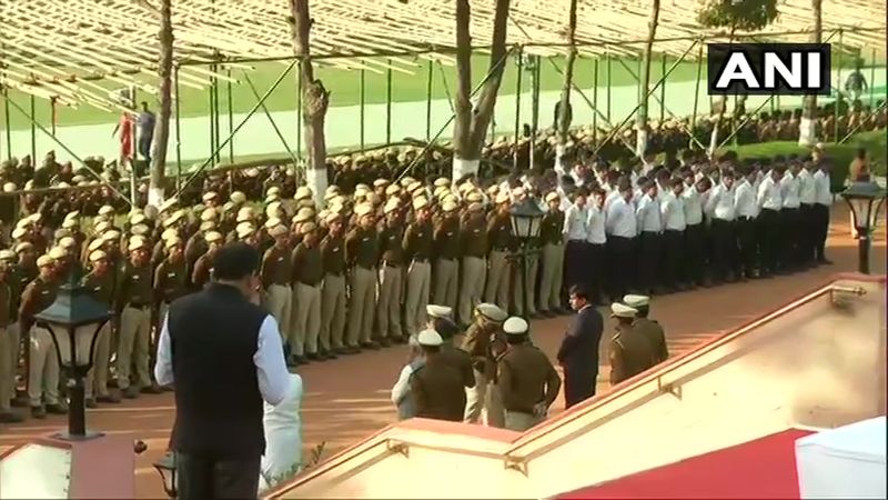 शहीद कॉन्स्टेबल रतन लाल को राजकीय सम्मान के साथ अंतिम विदाई दी गई।