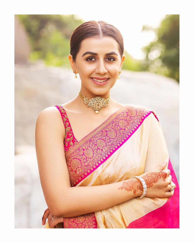 Nikki galrani hot photoshoot in variety dress