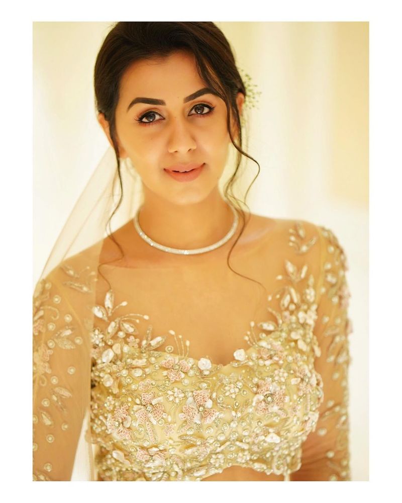 Nikki galrani hot photoshoot in variety dress
