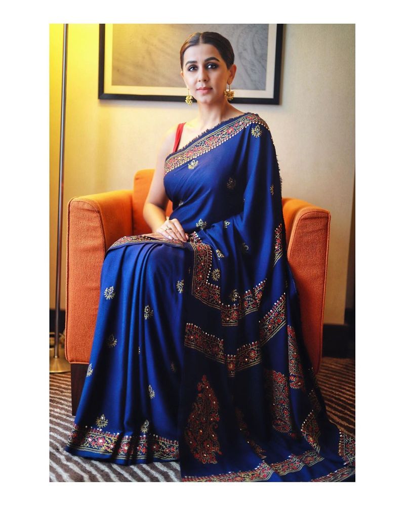Nikki galrani hot photoshoot in variety dress