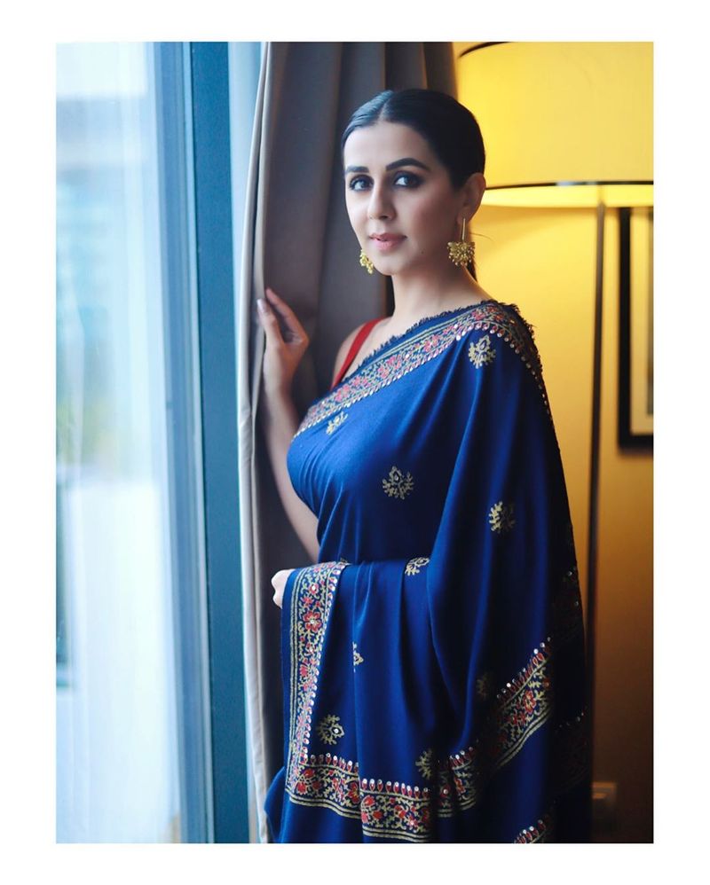 Nikki galrani hot photoshoot in variety dress