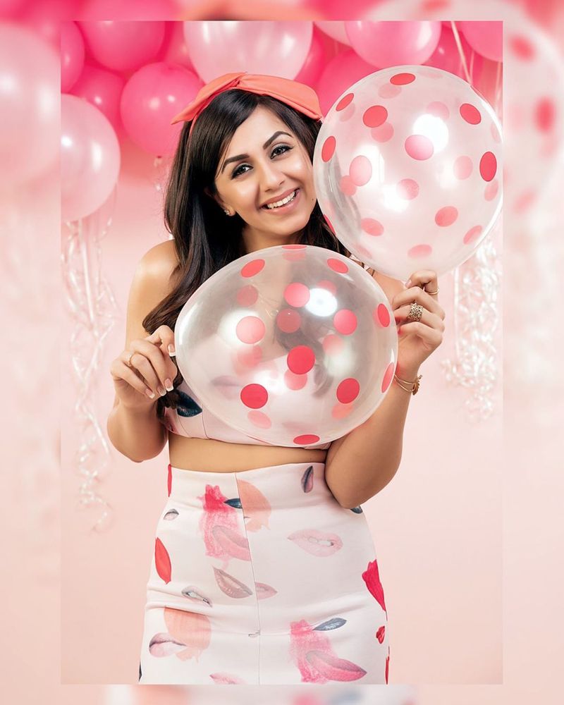 Nikki galrani hot photoshoot in variety dress