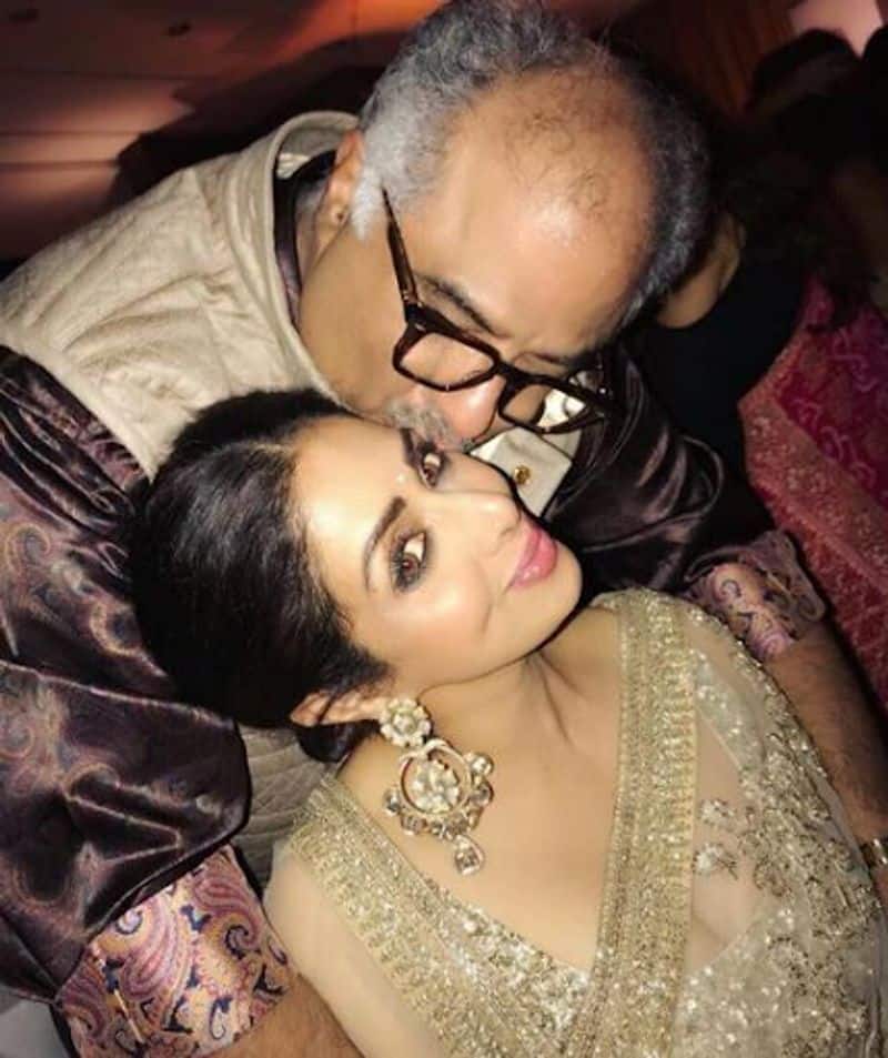 Sridevi with husband Boney Kapoor