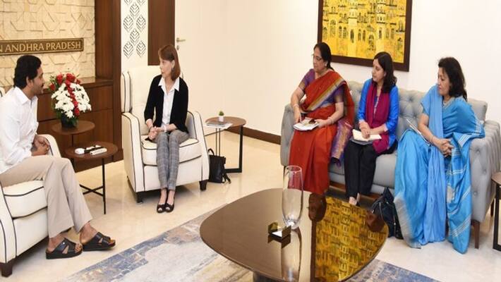 World Bank representatives meet AP CM Jagan World Bank representatives meet AP CM Jagan