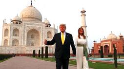 Trump India visit (day one): Tracking the footsteps of US President on Indian soil