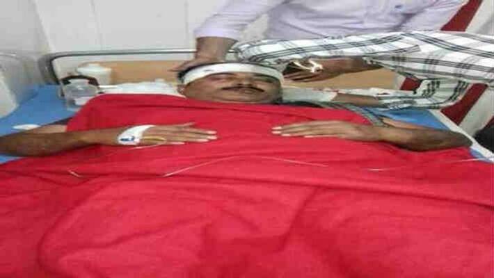 miscreants attacked on jdu leader bimalendu ray at munger in day light pra miscreants attacked on jdu leader bimalendu ray at munger in day light pra