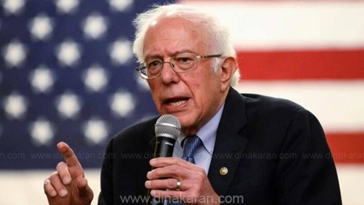 american opposition candidate and democratic party candidate berny sanders criticized president trump american opposition candidate and democratic party candidate berny sanders criticized president trump