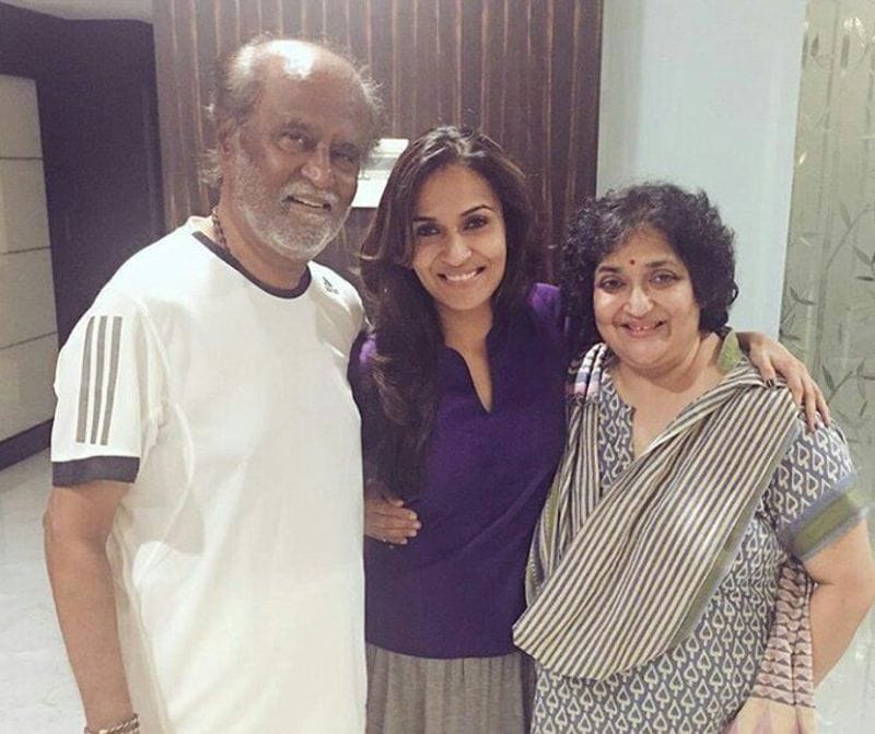 Super Star Rajinikanth 39th Wedding anniversary Special Photos