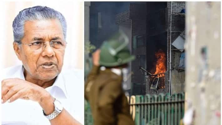 delhi riot pinarayi vijayan statement against central government delhi riot pinarayi vijayan statement against central government