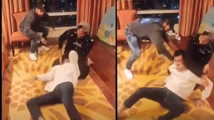 Chahal was beaten up wearing an inverted jacket, Rohit sharma And Khalil ahmed beaten him hard KPB Chahal was beaten up wearing an inverted jacket, Rohit sharma And Khalil ahmed beaten him hard KPB
