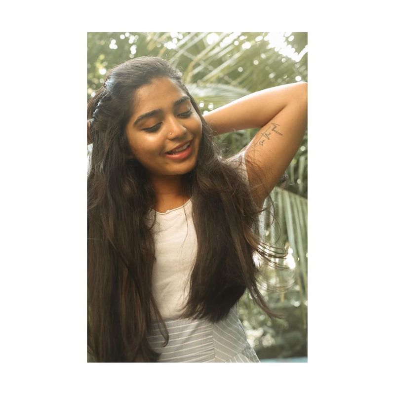 96 movie heroine Gauri G Kishan recent photos