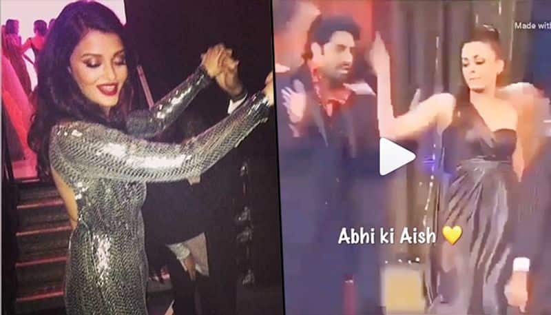 A throwback video is going viral where we can see Aishwarya Rai and Abhishek Bachchan groove to the tracks of Tere Bina from Guru, Dil Laga Na from Dhoom 2 and Rock and Roll from Kabhi Alvida Naa Kehna.