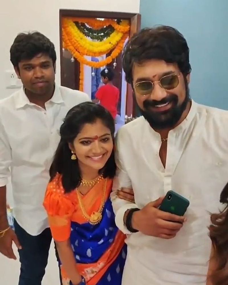 Bigg Boss 3 contestants at Shiva Jyothi new house warming ceremony
