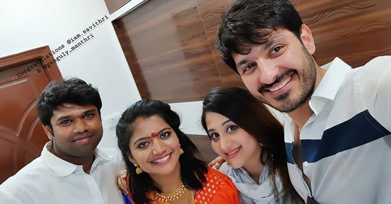 Bigg Boss 3 contestants at Shiva Jyothi new house warming ceremony